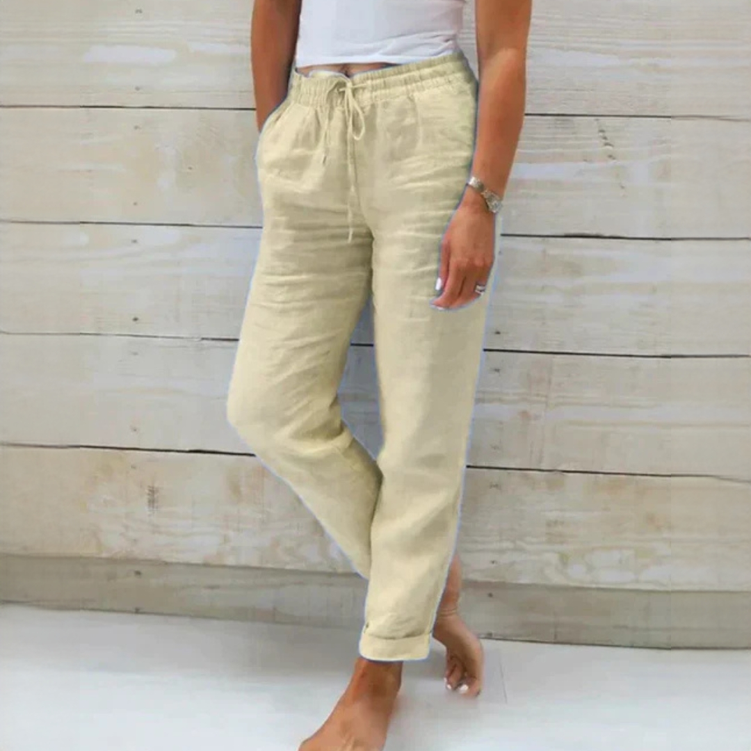 Dyan - Elegante Hose mit Kordelzug für Damen
