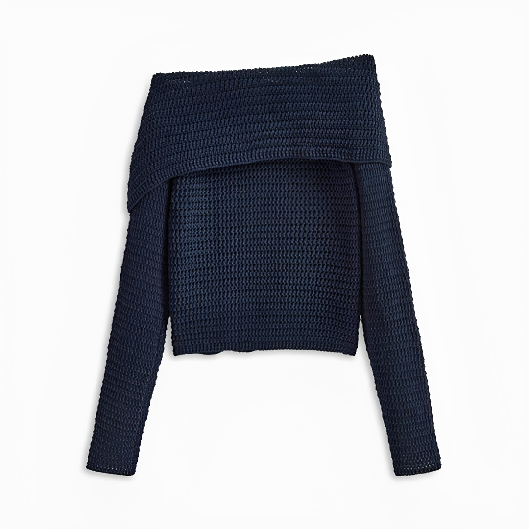 Ginalyn - Asymmetrischer One-Shoulder-Pullover