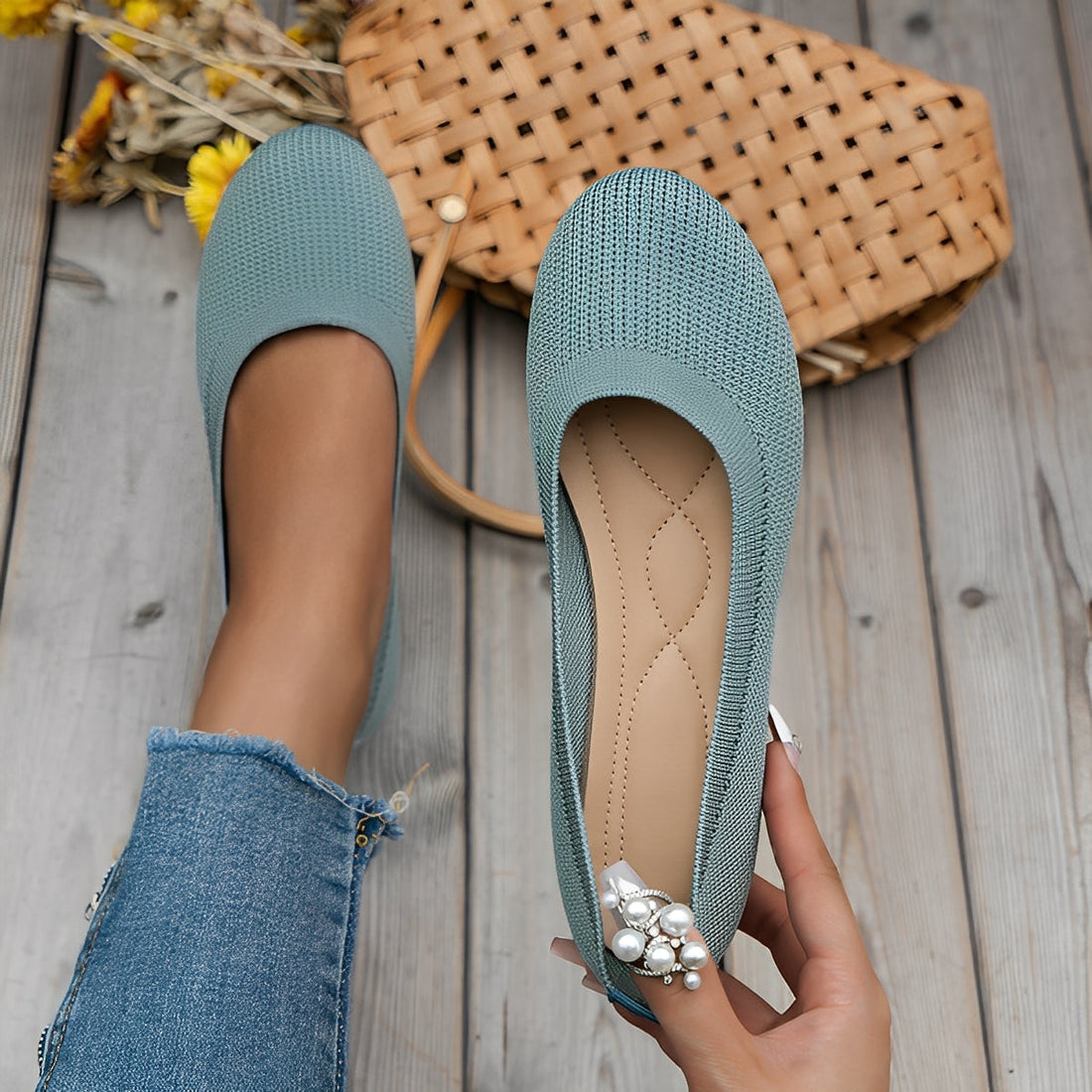 Athéna - Orthopädische Damenschuhe im Ballettstil