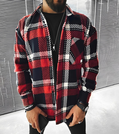 Eugene - Stilvolles kariertes Langarmhemd für Herren