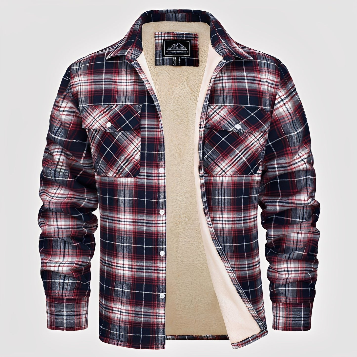 Albert - men's jacket with checkered design