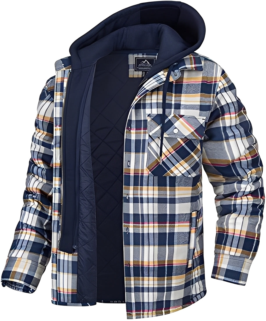 Hero - Warm men's winter jacket with hood
