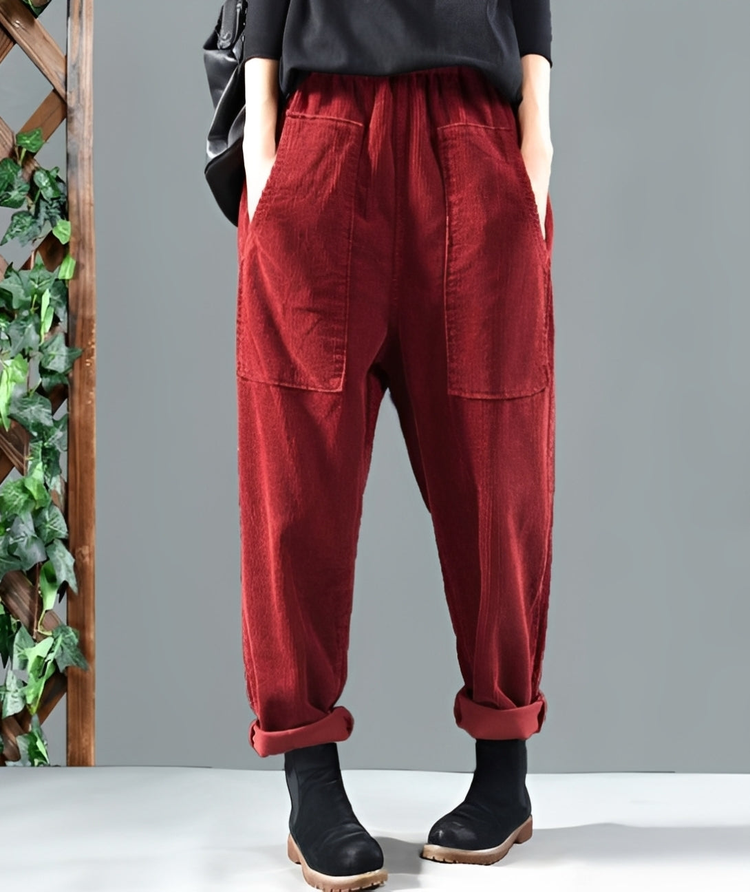 Hanna - Trendige Cord-Haremshose für Damen