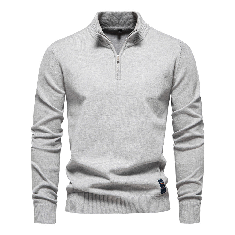 Caelum - Bequemer Slim-Fit-Strickpullover für Herren