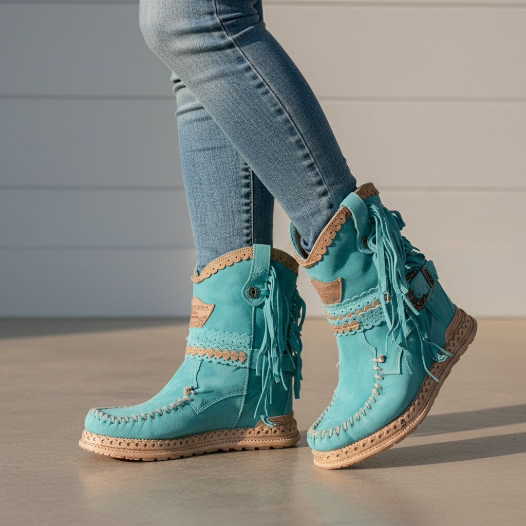 Brianna - Stilvolle Boho-Stiefeletten