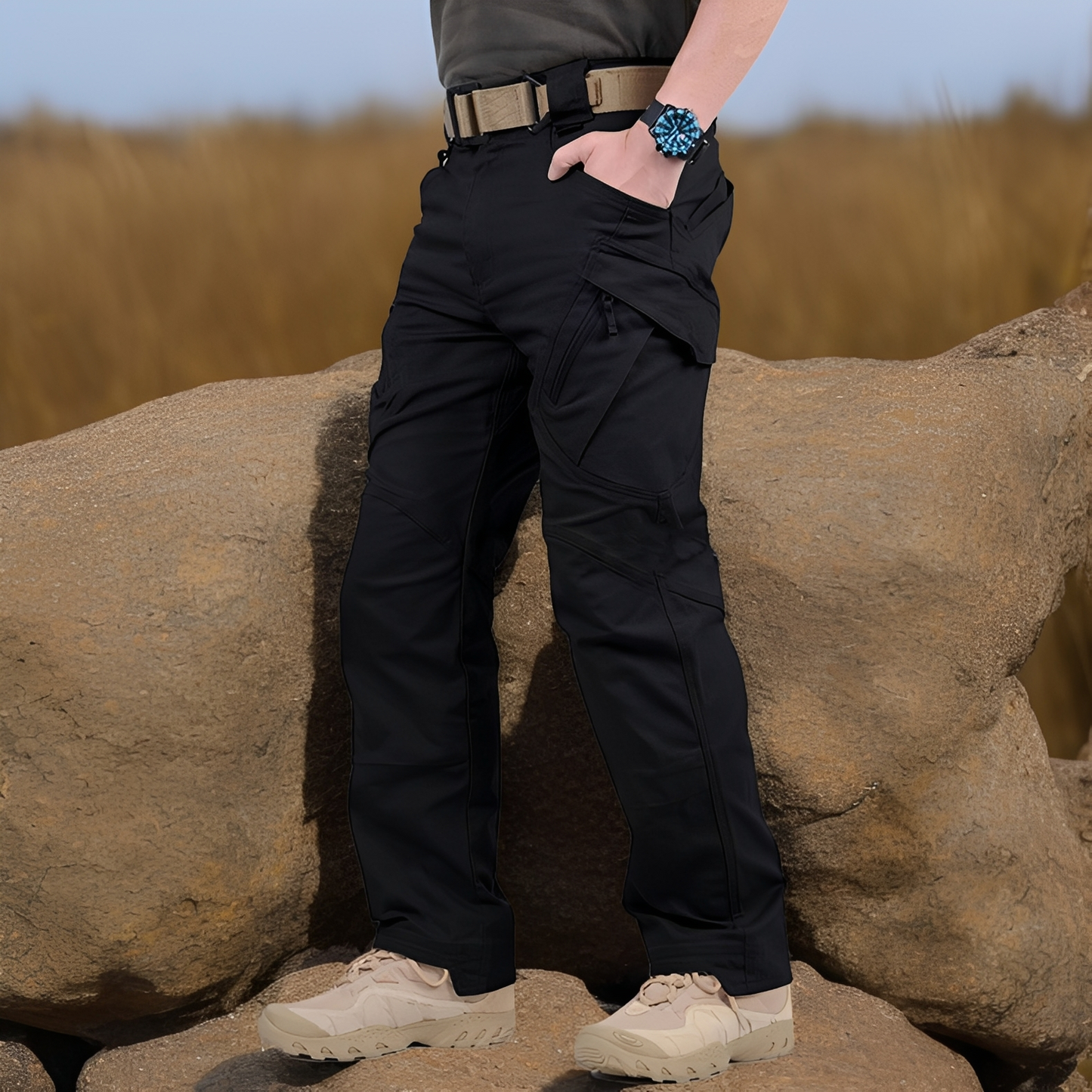 Matteo - Taktische gerade Cargohose für Herren