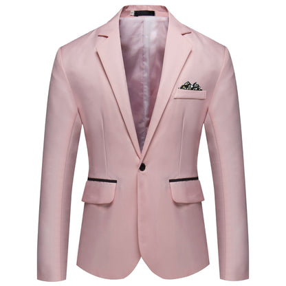 James - Elegant, tailored men's blazer with single-breasted design