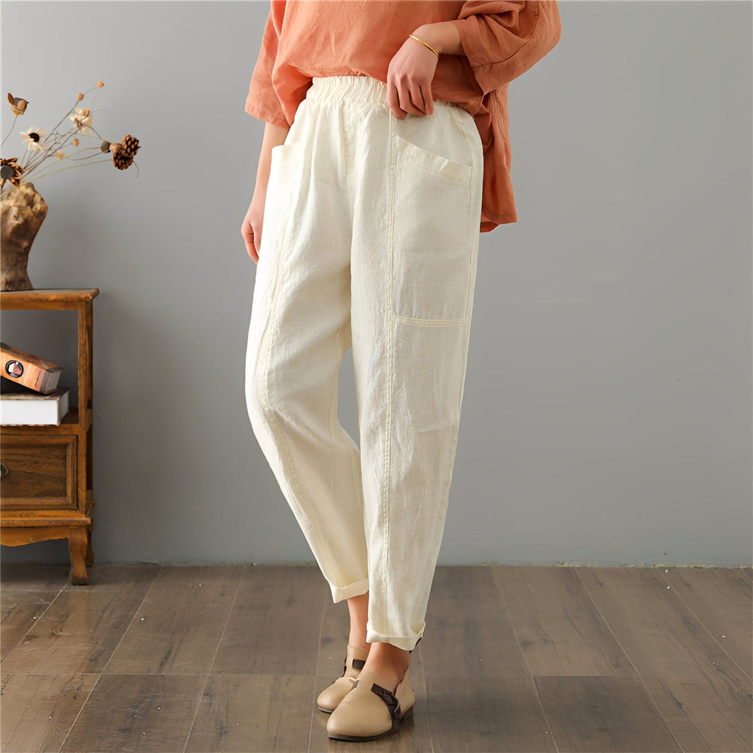 Gretchen - Bequeme Freizeithose mit Taschen für Damen