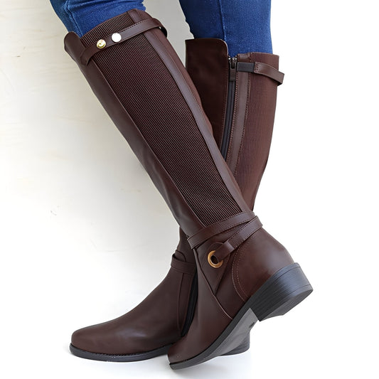 Megan - Classic and sturdy women's leather boots