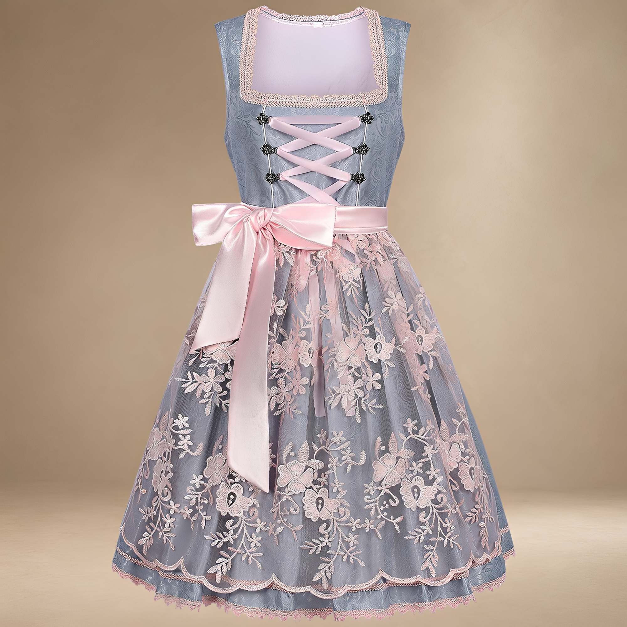 Sally - Modernes ärmelloses Dirndl für das Oktoberfest