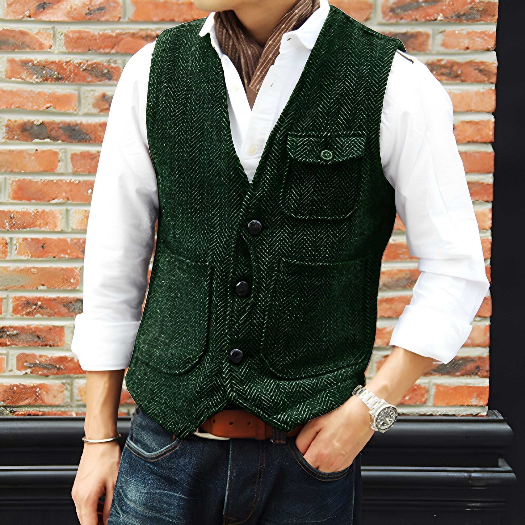 Matthew - Stilvoller Tweedmantel