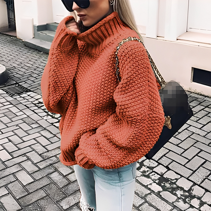 Maëlie - Warmer Damen-Rollkragenpullover