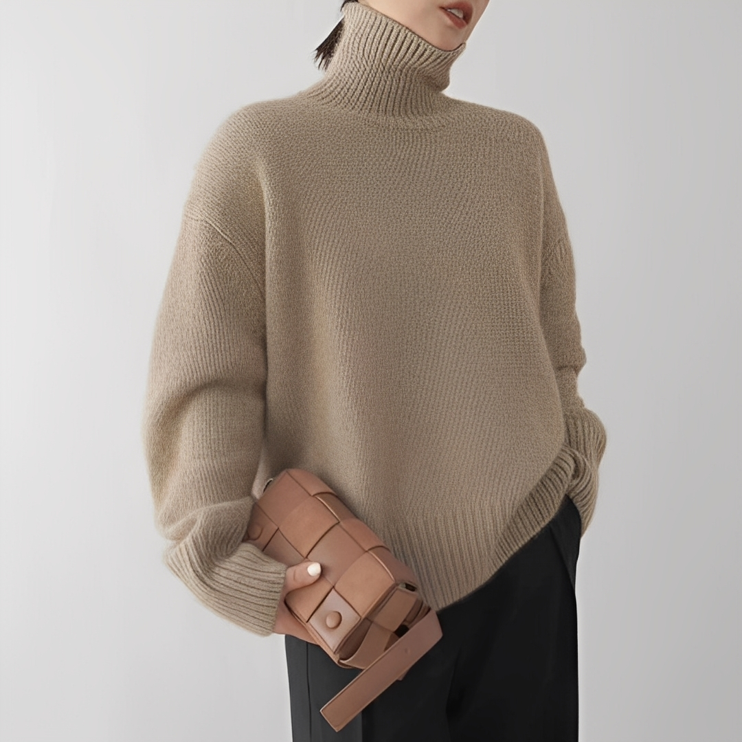 Ophélie - Stylish Turtleneck Sweater for Women
