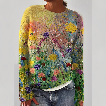 Liliane - Women's wool sweater for the winter