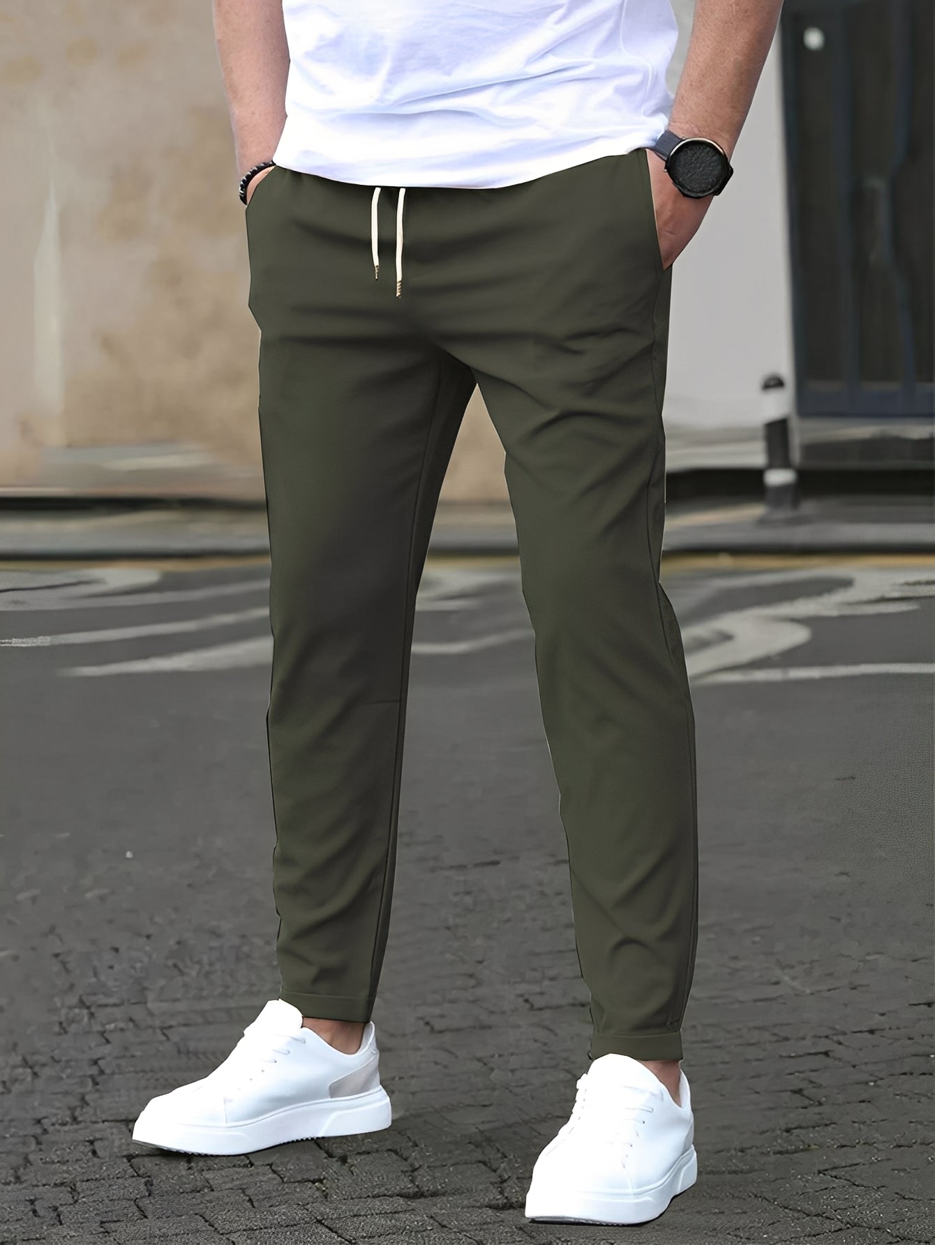 Didier - Contemporary stretch pants for men