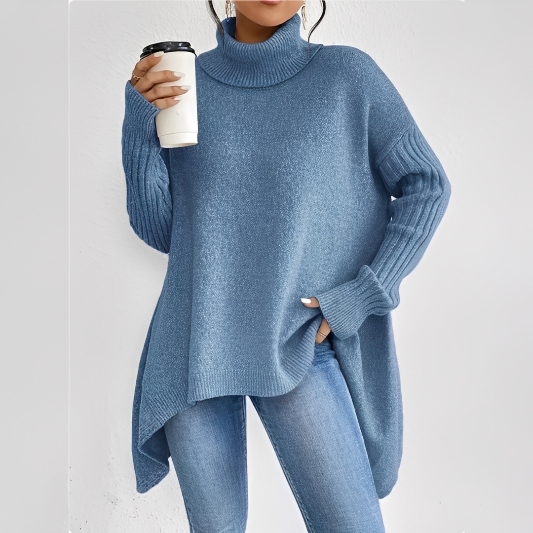 Maëlle - women's turtleneck sweater made of cashmere