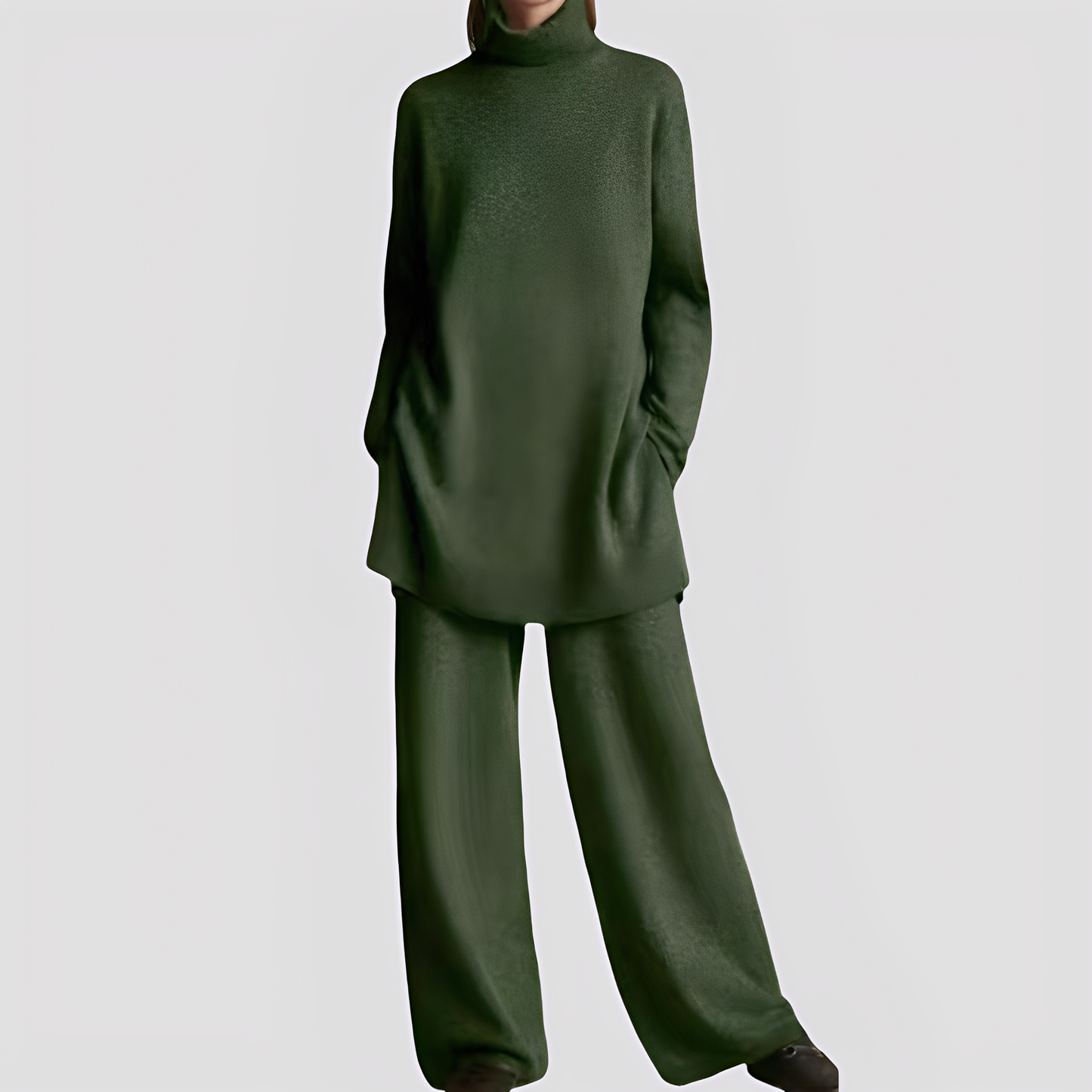 Jessica - Elegant lounge set with turtleneck for women