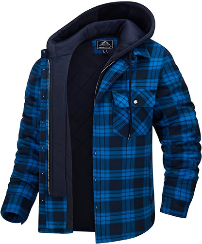 Hero - Warm men's winter jacket with hood