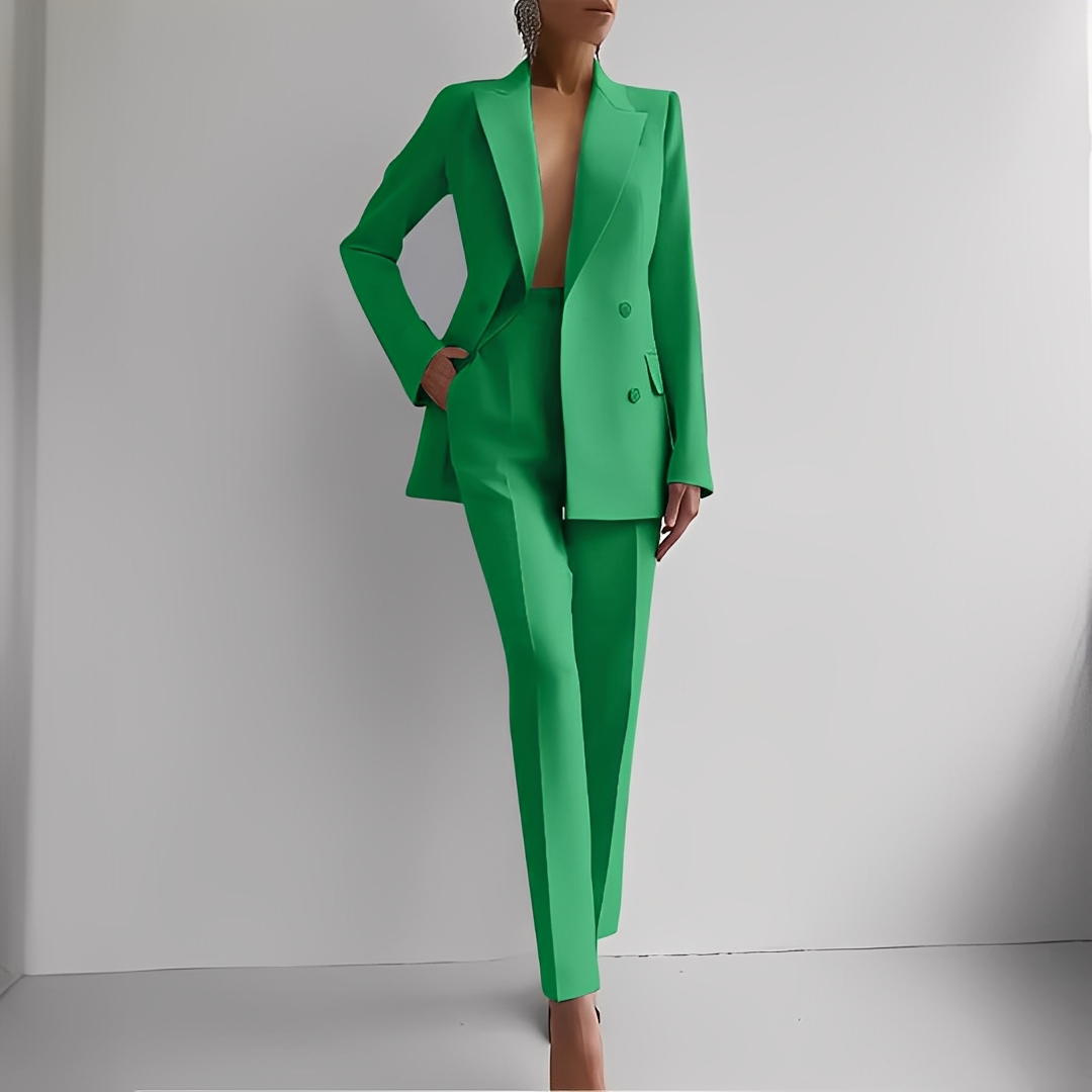 Marguerite - Formelles Anzugset mit langem Blazer für Damen