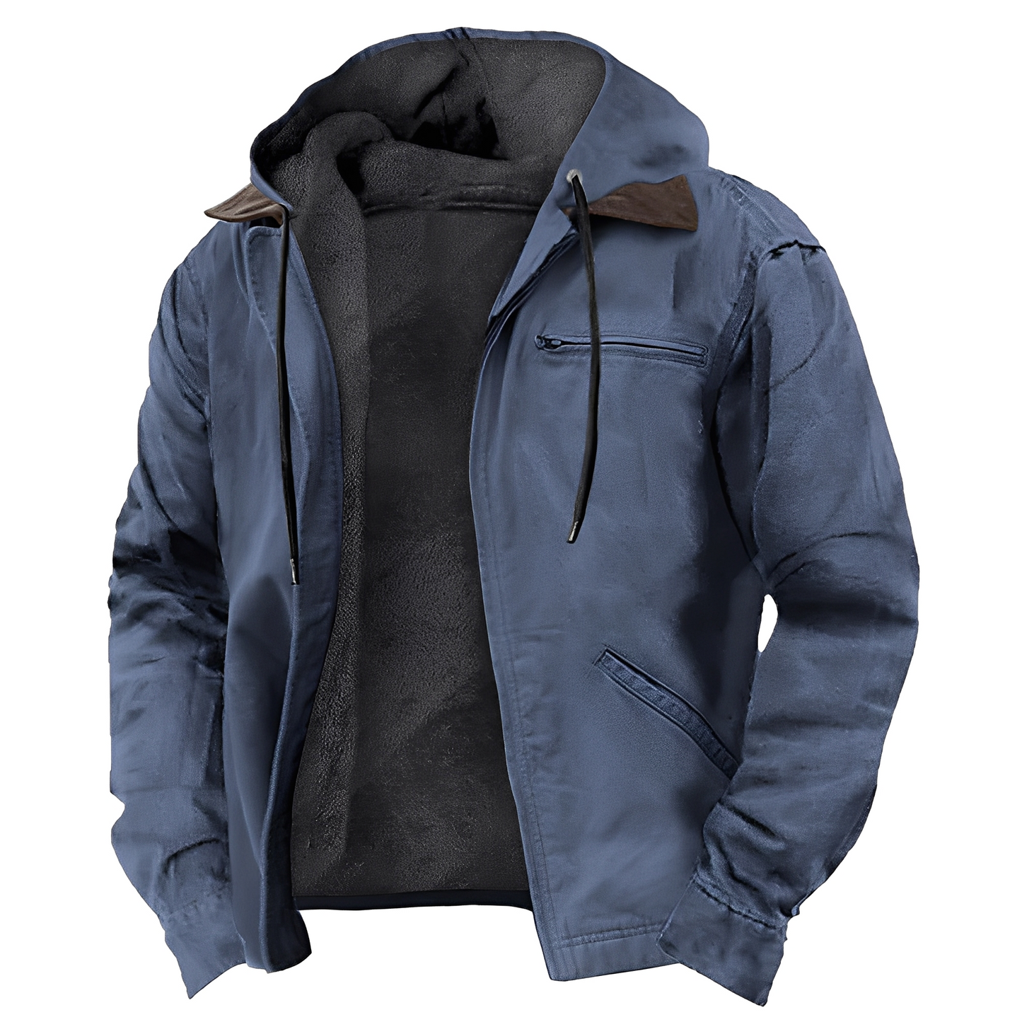 Derrick - men's hoodie with many pockets and warm style