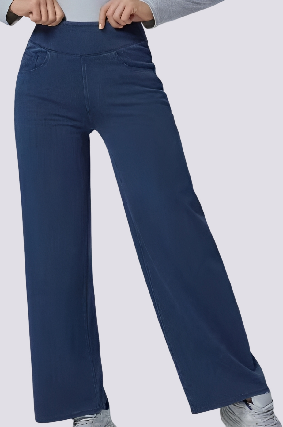 Carrie - Trendige Hose mit Hohem Bund