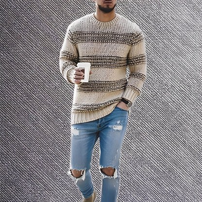 Kenzo - men's sweater with gentle stripes