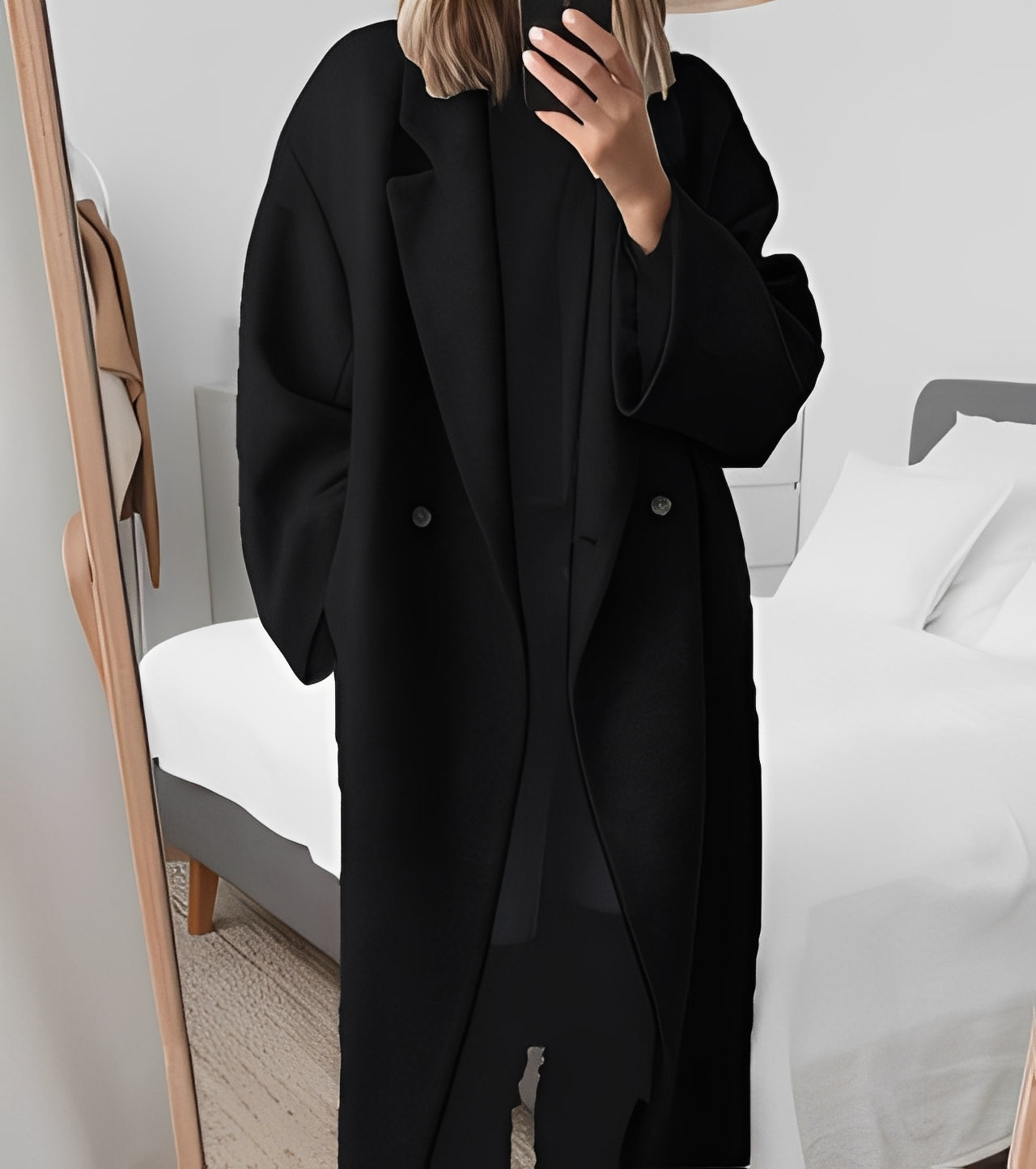 Carolane - Women's Oversize Wool Coat