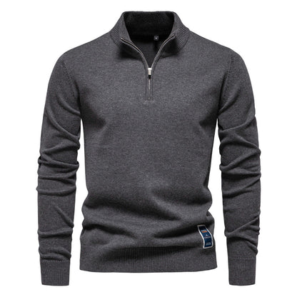 Caelum - Bequemer Slim-Fit-Strickpullover für Herren