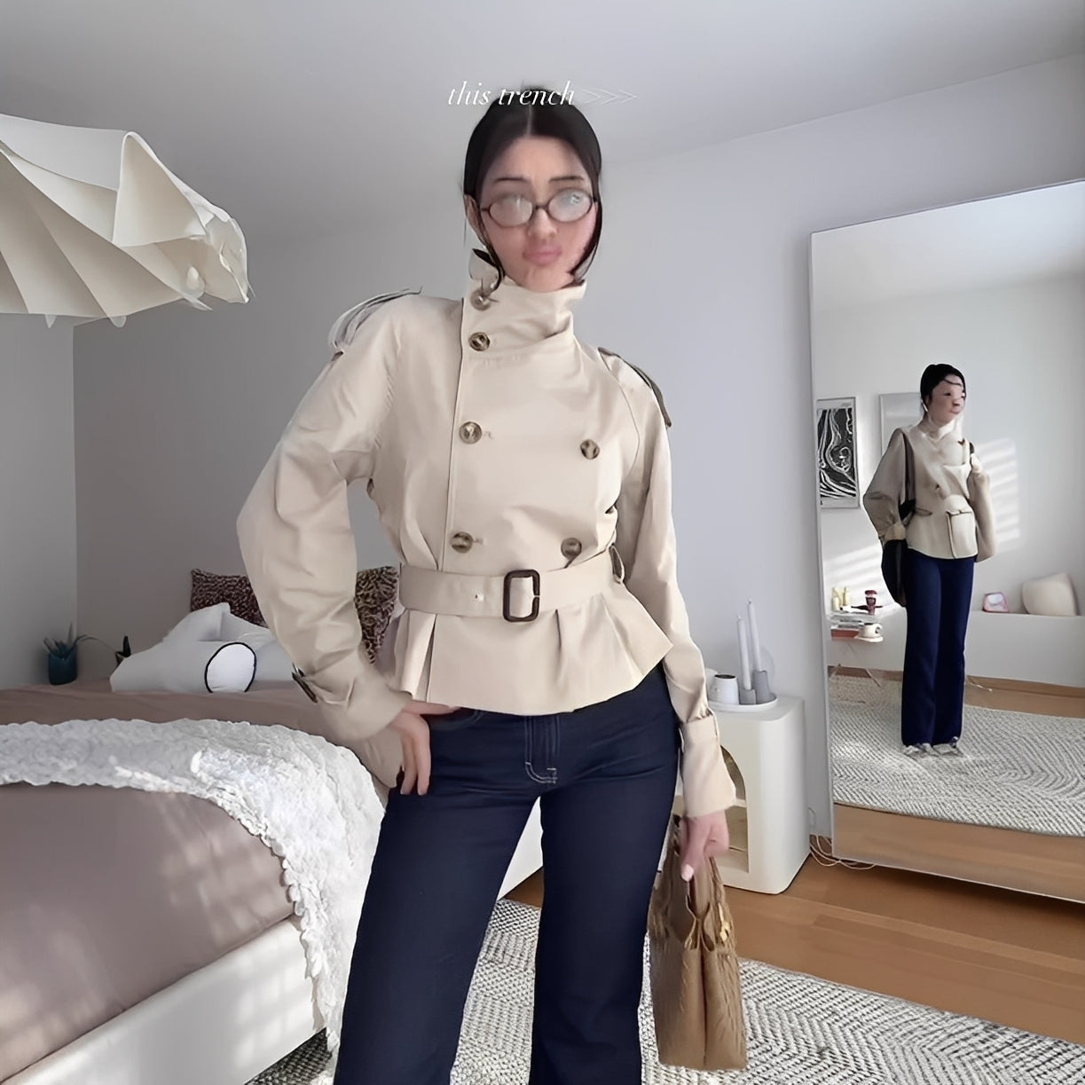 Cindy - Modischer Trenchcoat für Damen