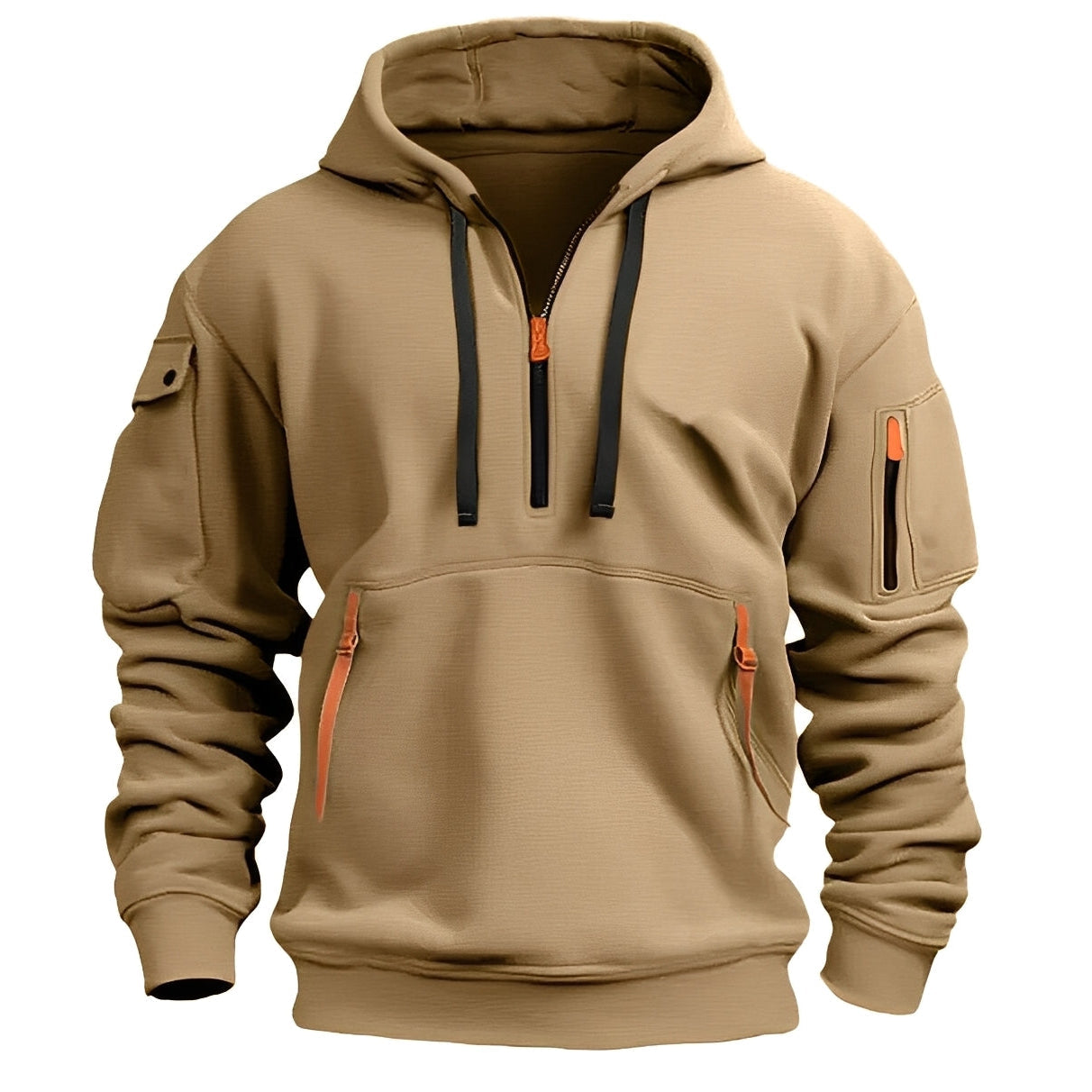 Burton - Stylischer Hoodie mit halbem Reißverschluss
