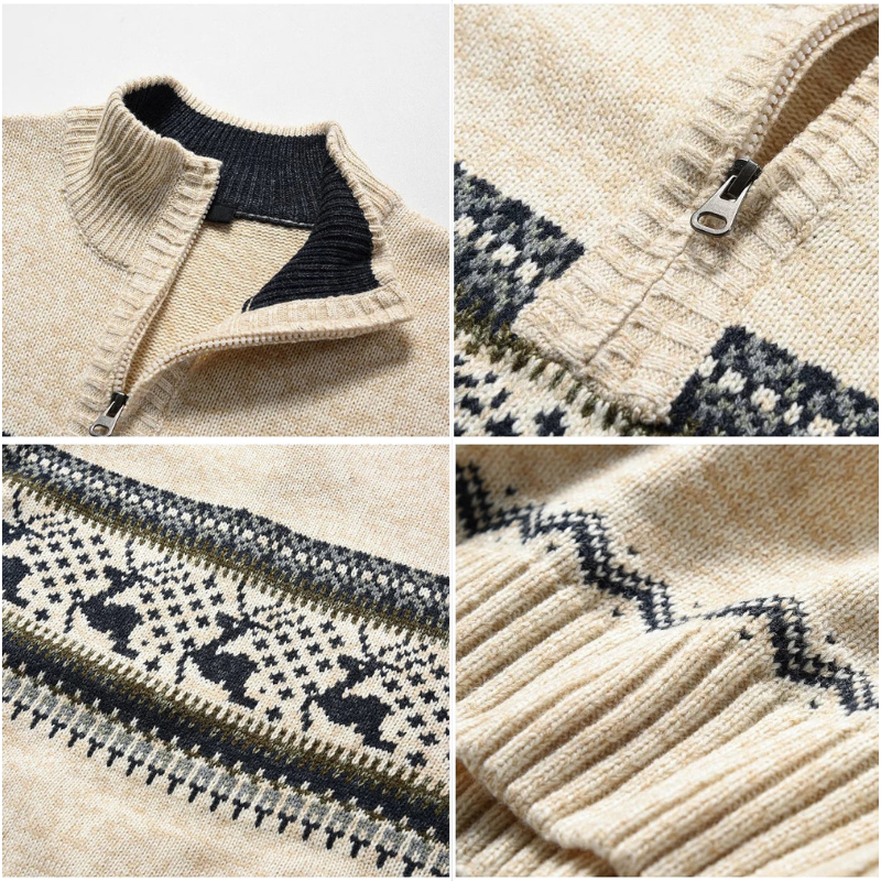 Milan – Gestrickter Weihnachts- und Winterpulli