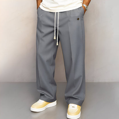 Henri - Stylish men's pants with drawstring