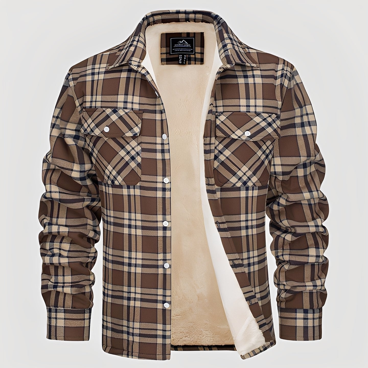 Albert - men's jacket with checkered design