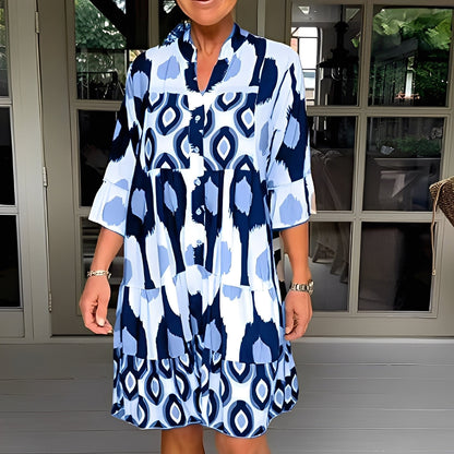 Floriane - Light dress with print for women