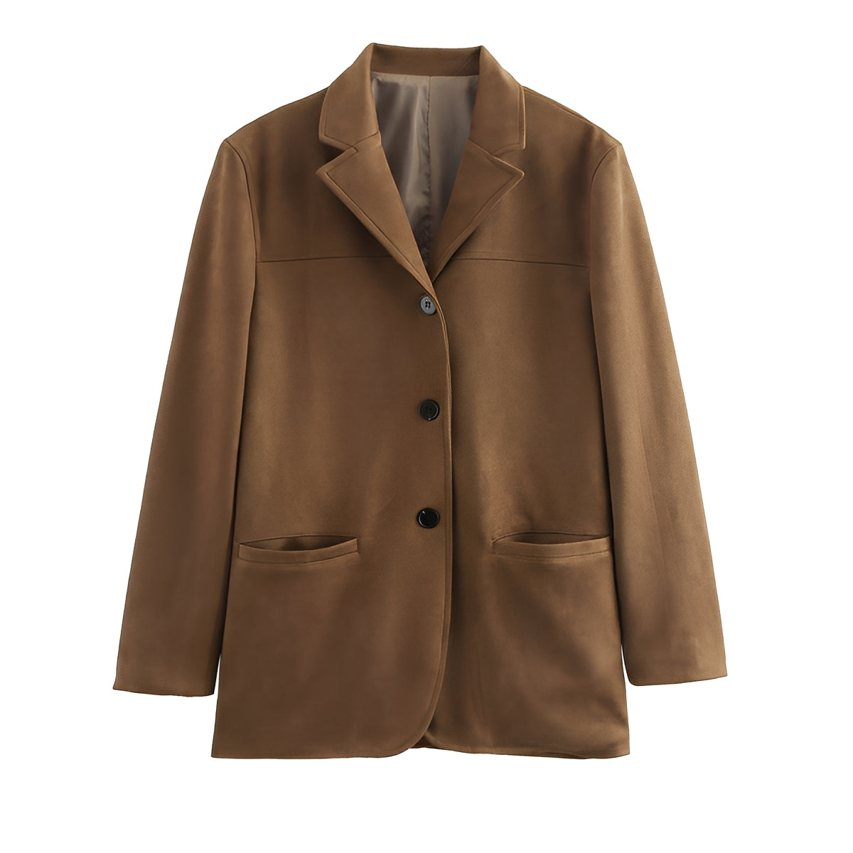 Ashlea - Elegant women's blazer with lapel and skirt