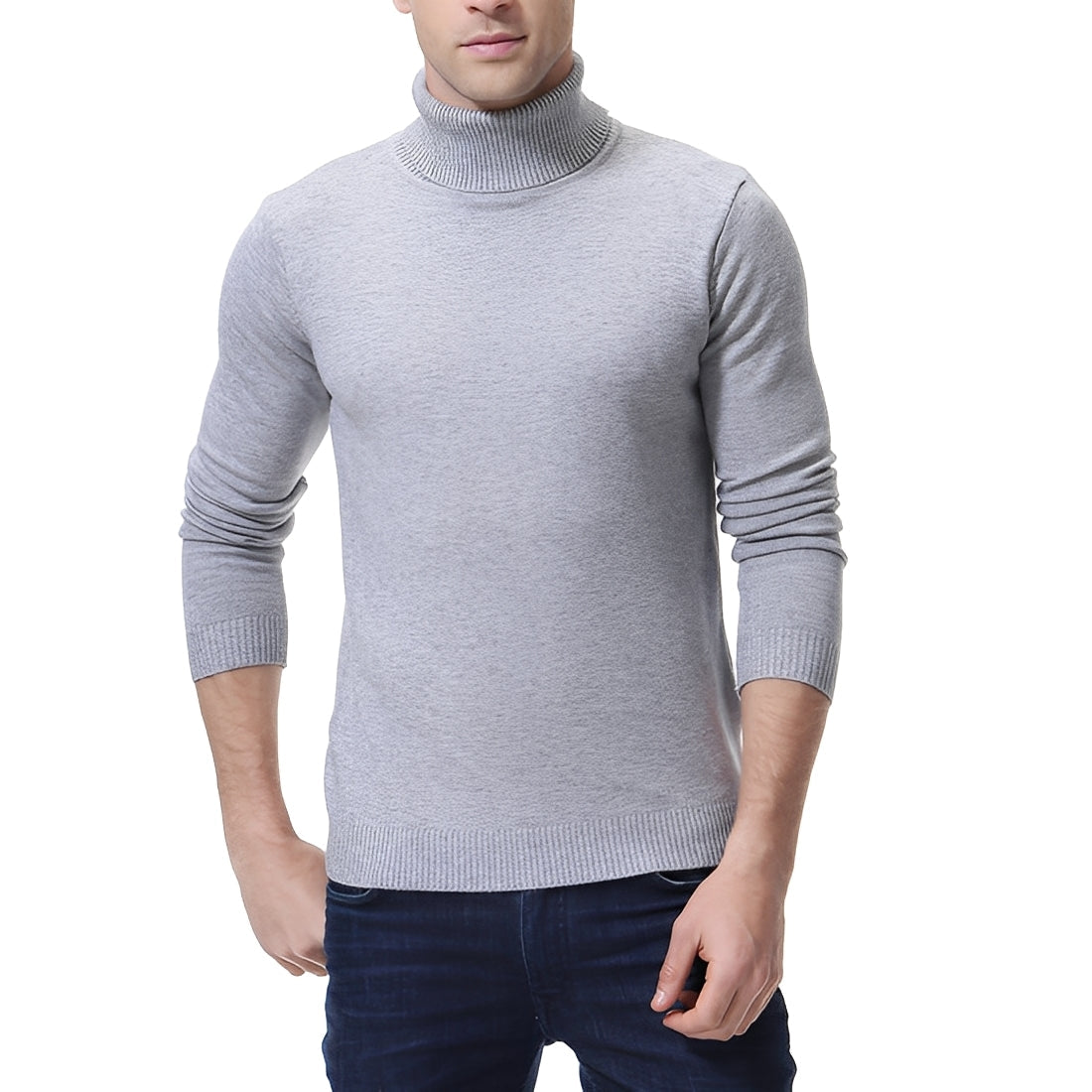 Jimmy - Women's Slim-Fit Turtleneck Sweater