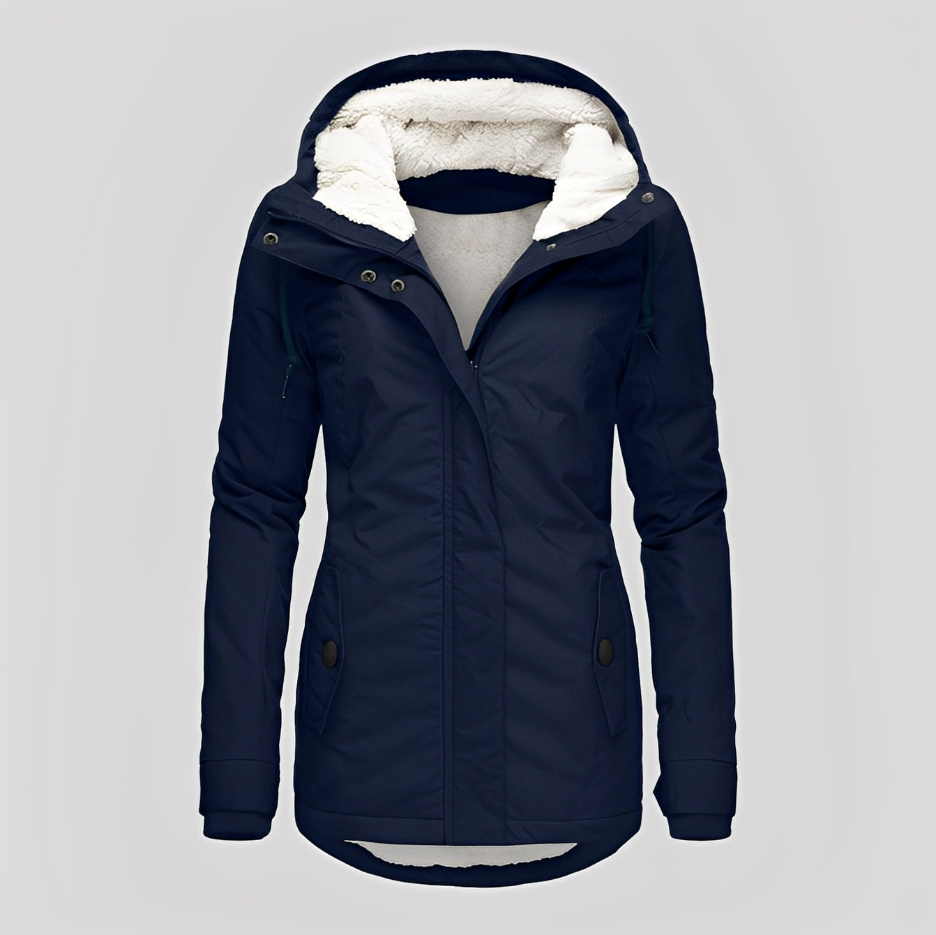 Melba - Warmer, waterproof women's coat with hood