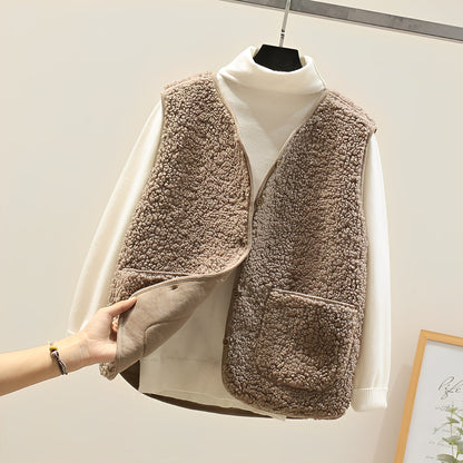 Anastasie - Bequemer ärmelloser Weste für Damen