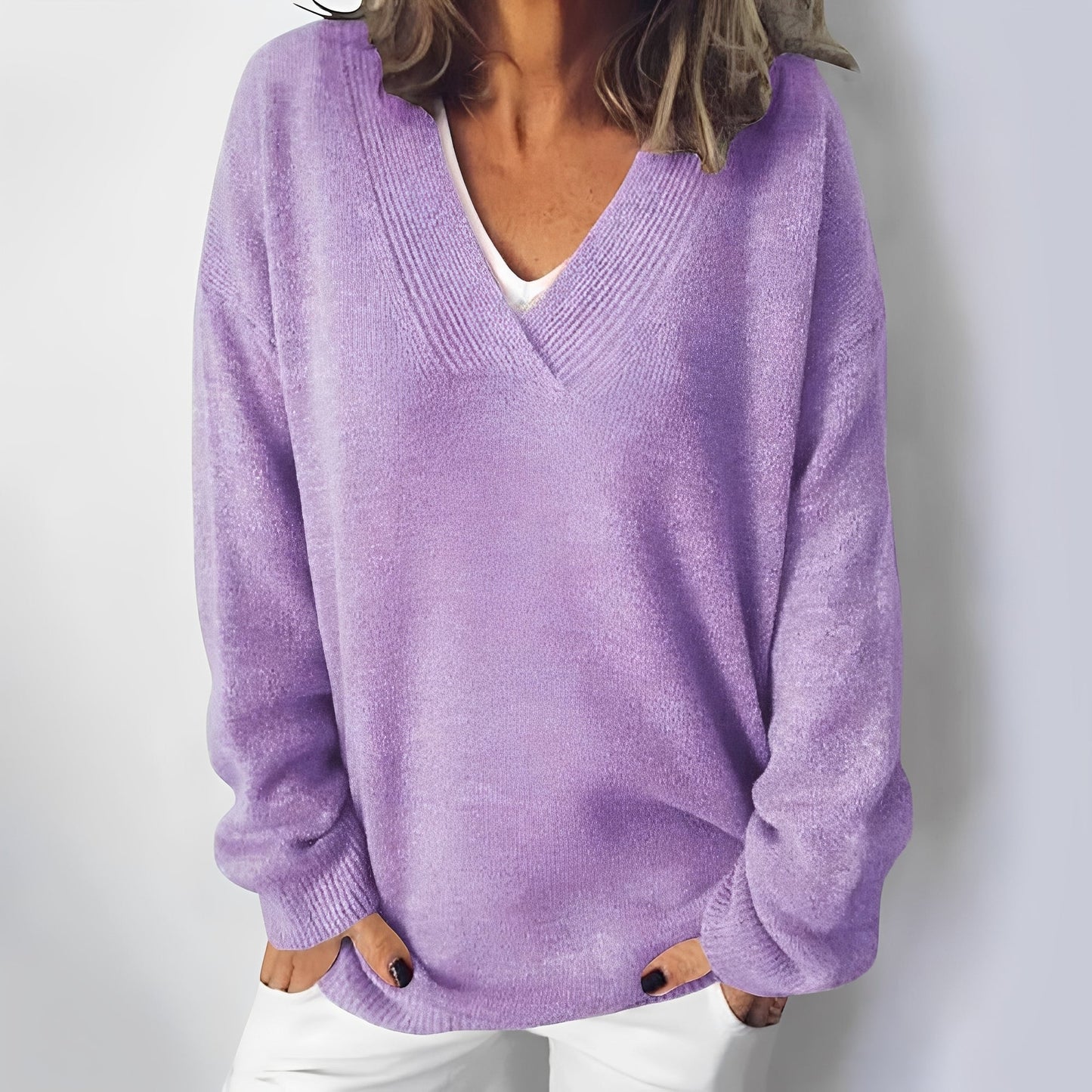 Aradine - Lockerer eleganter Pullover für Frauen