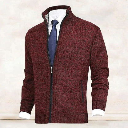Saber – Cardigan with Stand-Up Collar
