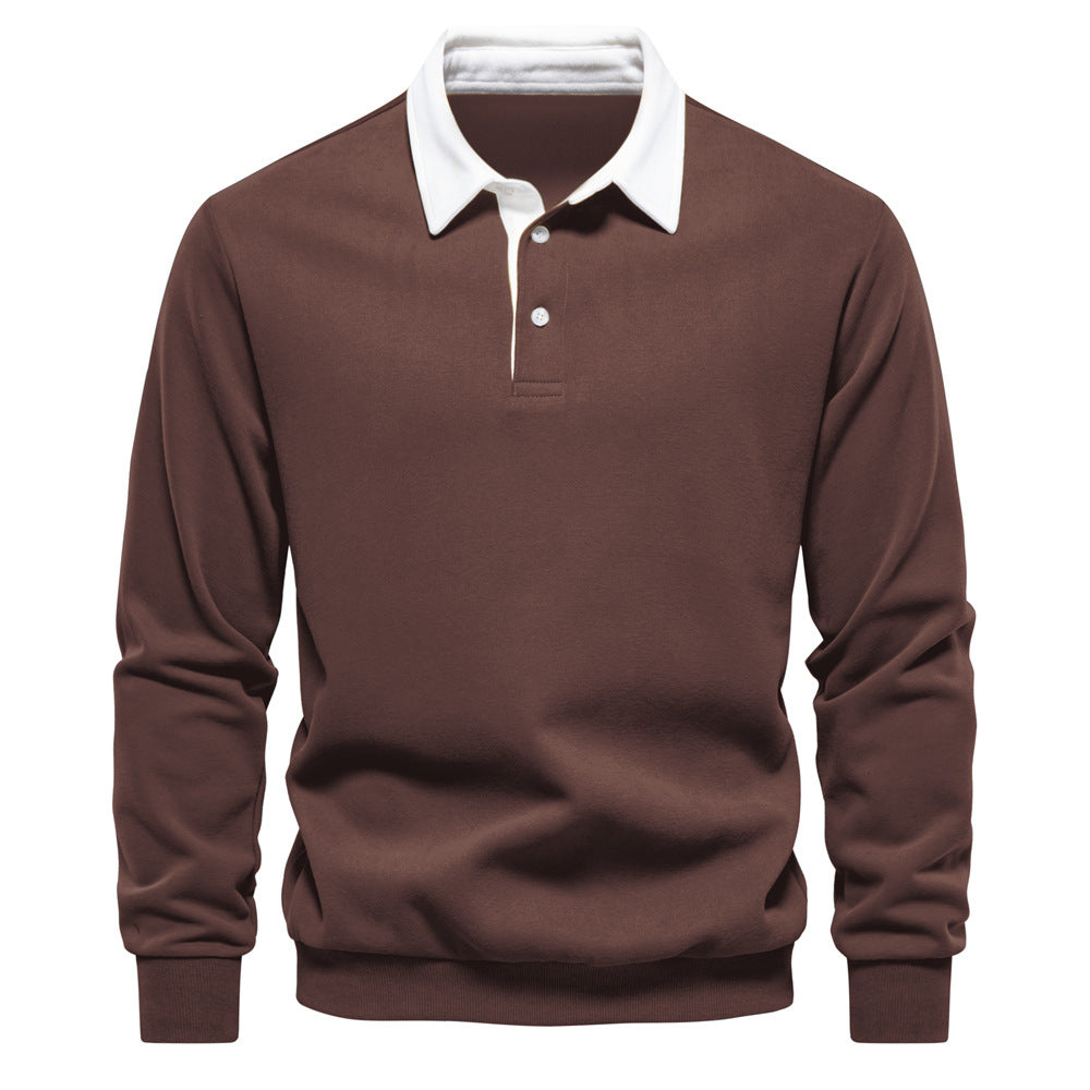 Georgie - Elegantes Langarm-Poloshirt für Herren