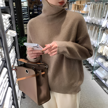 Ophélie - Stylish Turtleneck Sweater for Women