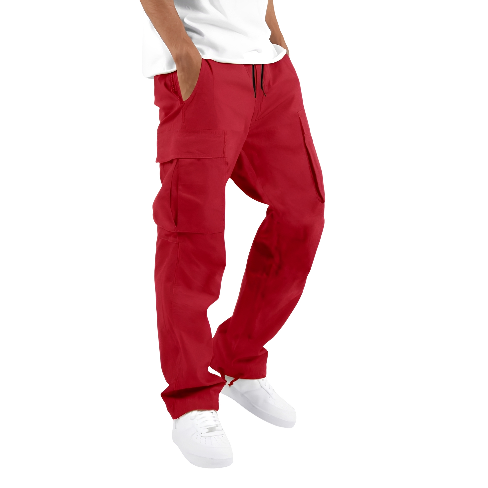 Cooper - Weite Herren-Cargohose mit Kordelzug
