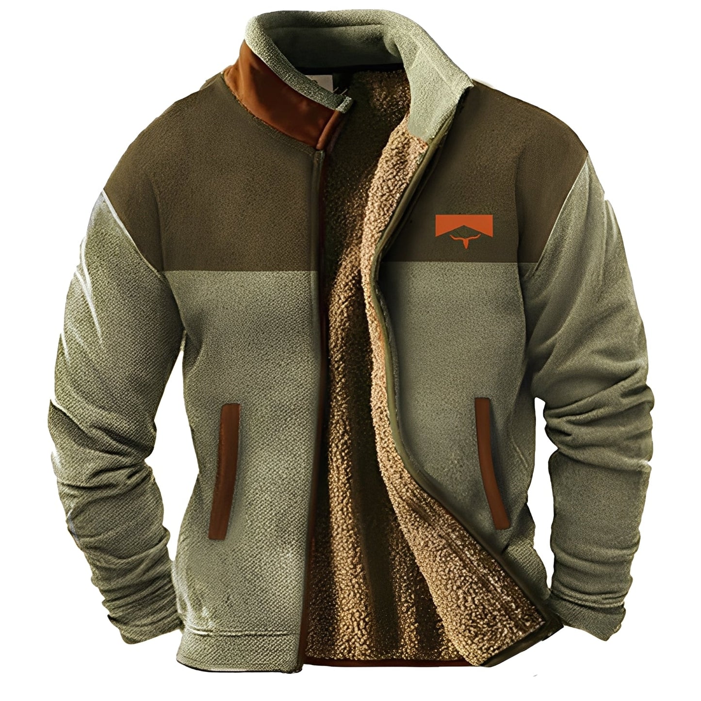 Aubert - Men's fleece jacket for outdoor activities