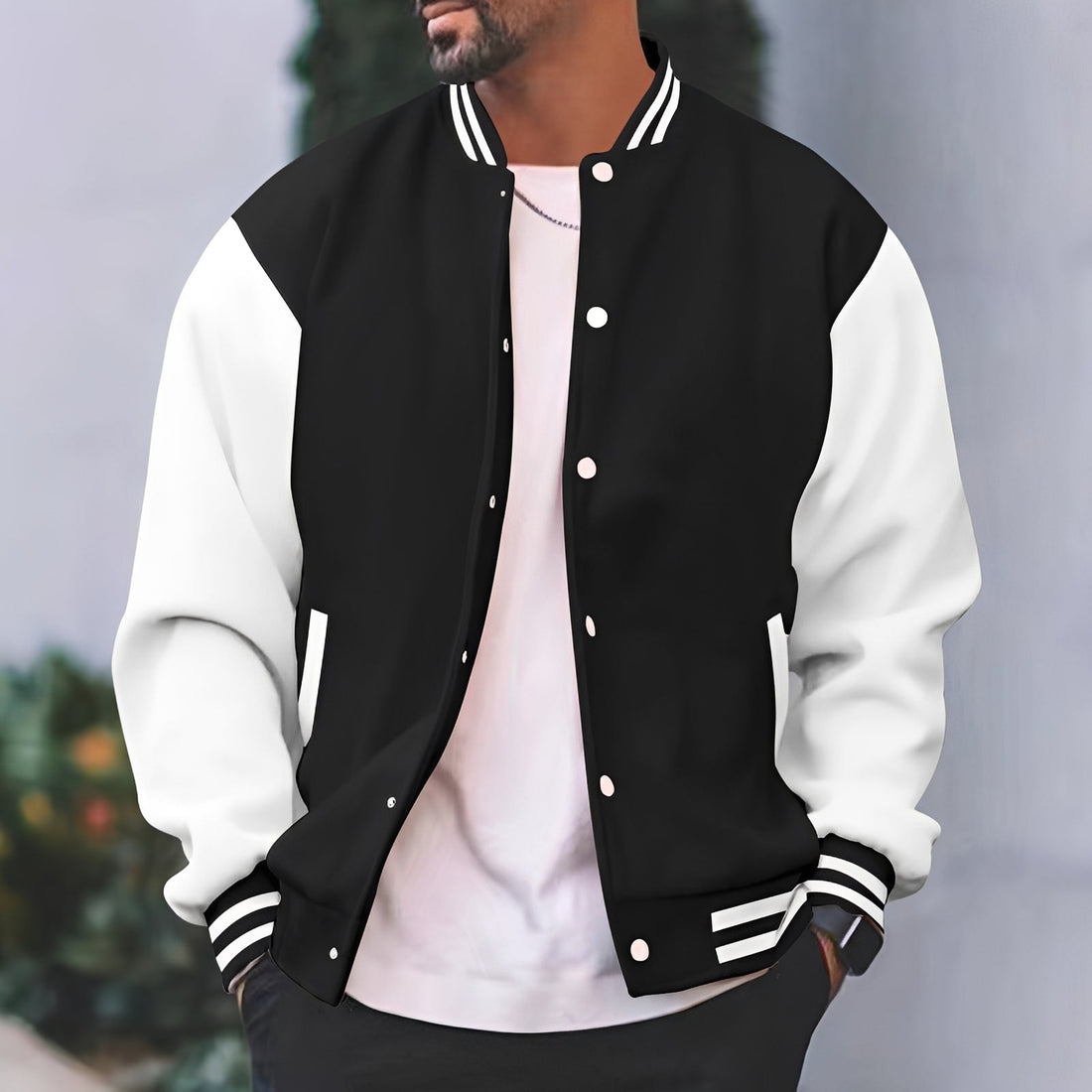 Greg - Elegante Herren-Bomberjacke mit legerem Schnitt