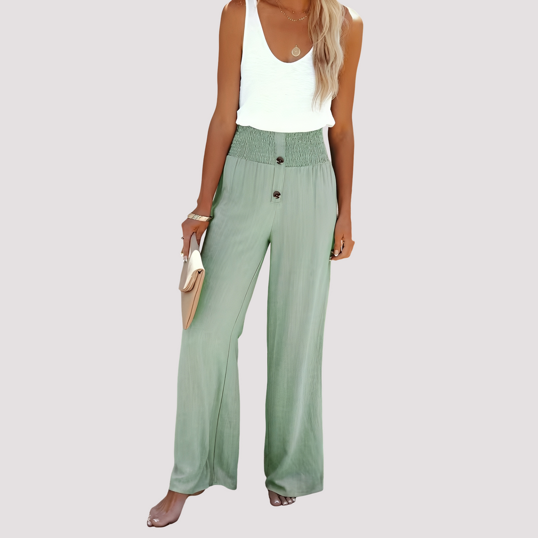 Christa - Bequeme Hose mit hohem Bund