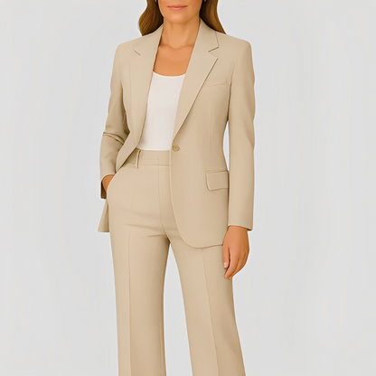 Maeva - Elegant long blazer and pantsuit for women