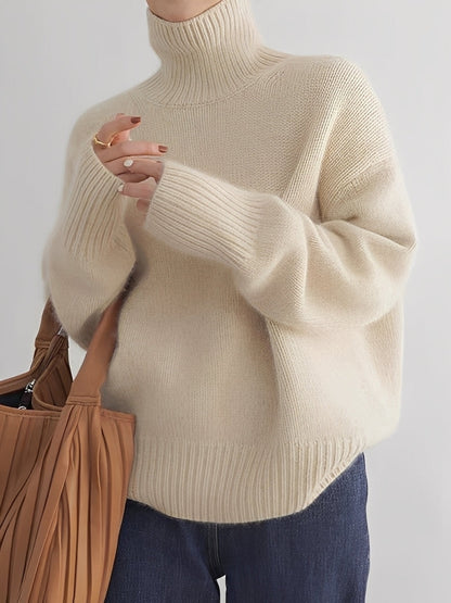 Gloria - women's turtleneck sweater made of fine wool