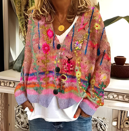 Daphné - Comfortable and colorful sweater for women