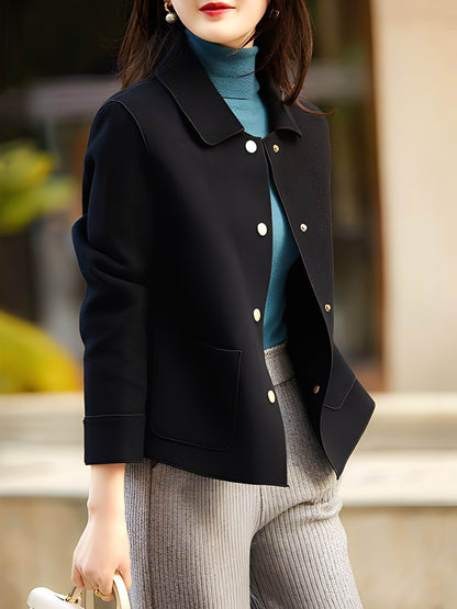 Meade - Stylish, warming women's jacket with buttons